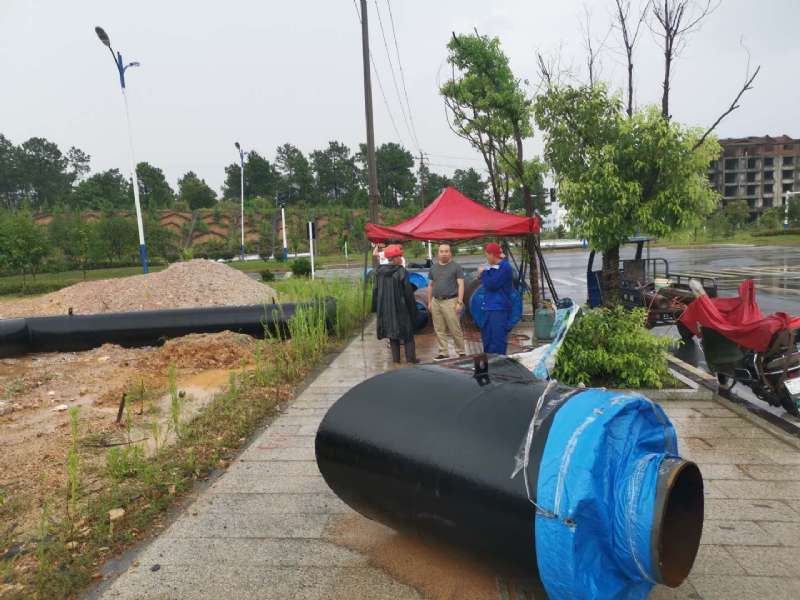 徐州市鼓樓區(qū)國有資產(chǎn)投資有限公司與我公司簽署鋼套鋼直埋保溫管供應合同